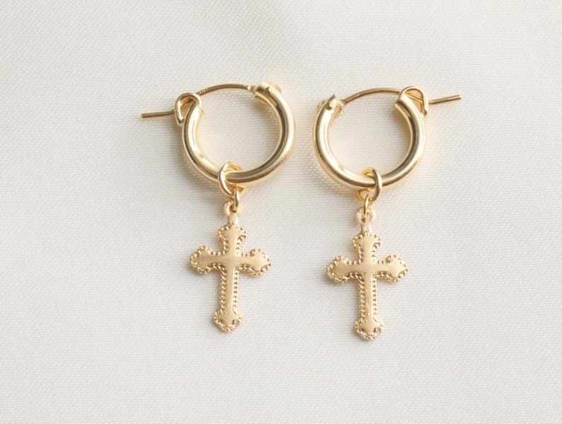 Cross Earrings – Danica Rose Jewelry - Main Image