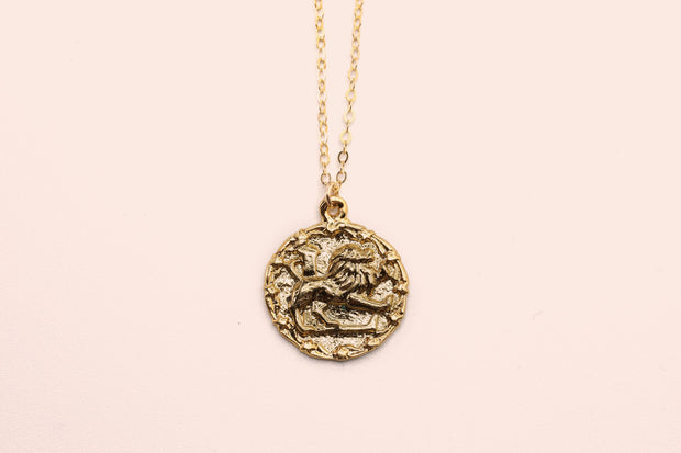 LEO COIN NECKLACE - Danica Rose Jewelry