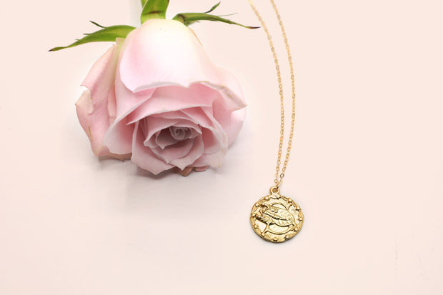 SCORPIO COIN NECKLACE - Danica Rose Jewelry