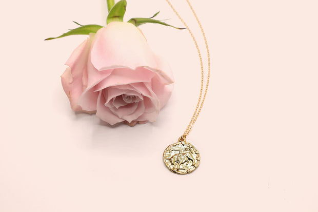 TAURUS COIN NECKLACE - Danica Rose Jewelry