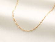 Gold Filled Figaro Chain Necklace