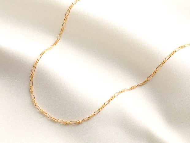 Gold Filled Figaro Chain Necklace